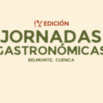 Cartel promocional oficial y diseño visual de las Jornadas Gastronómicas de Belmonte.