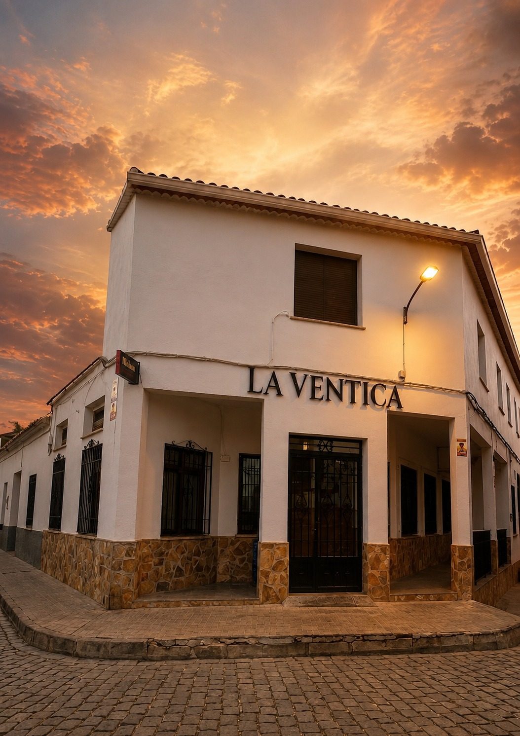 Fachada del Restaurante La Ventica en Belmonte